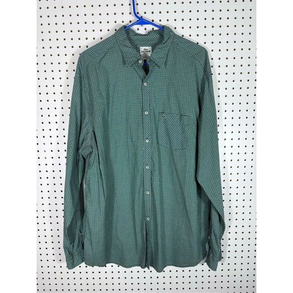 Lacoste button down shirt size 2XL